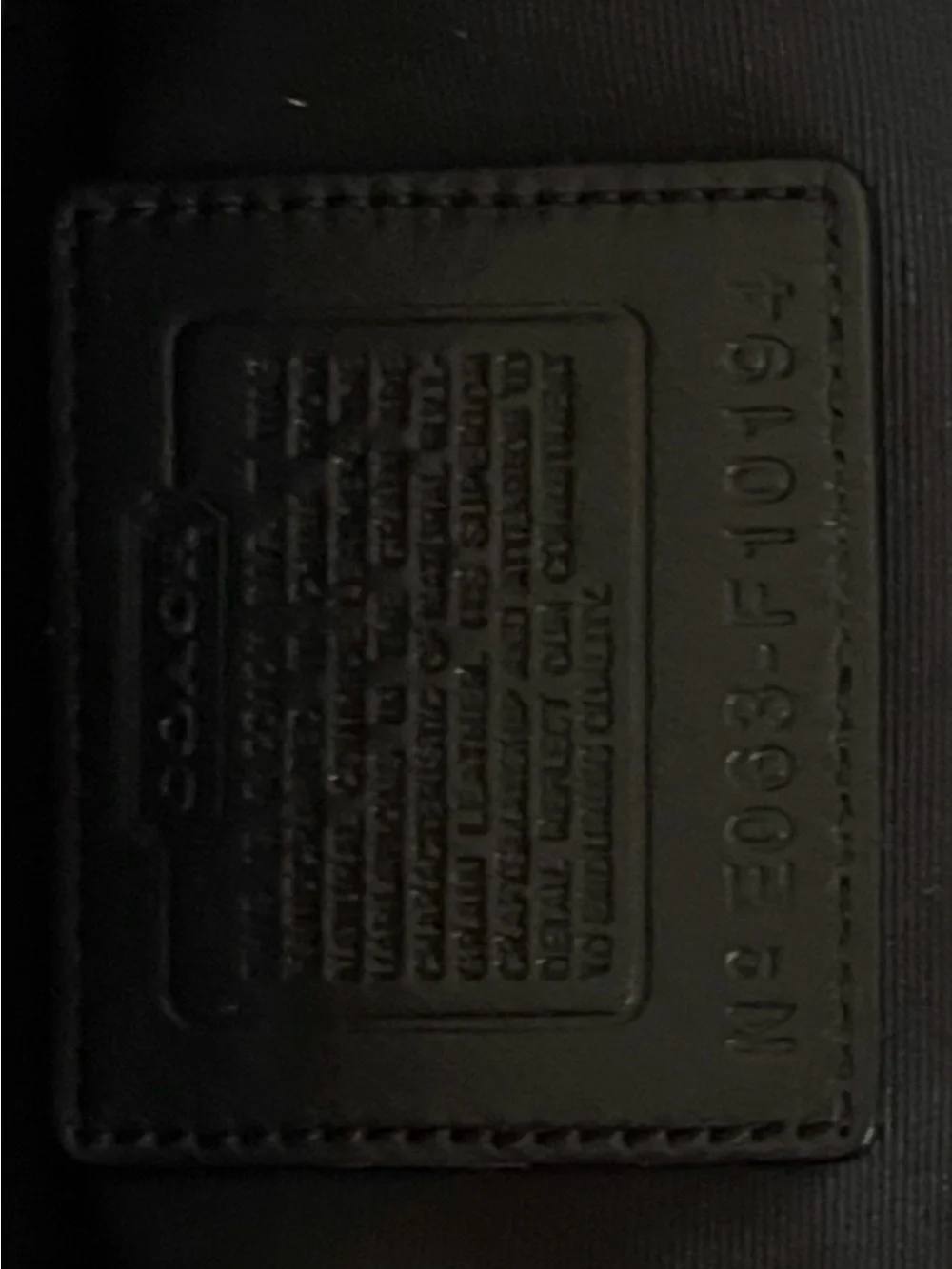 Coach Hampton 2006 Vintage Black Leather Tote Shoulder Bag Y2K